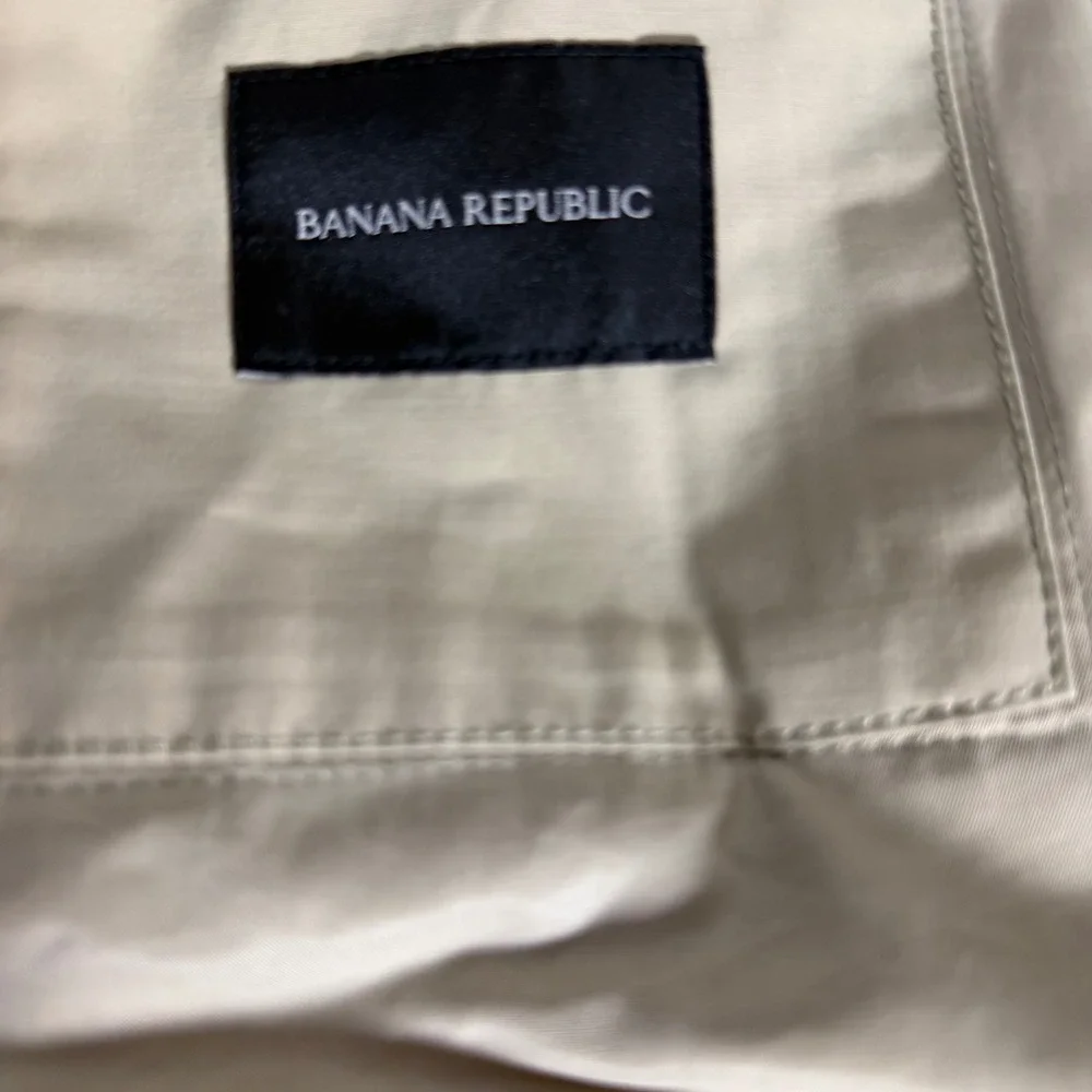 Banana Republic Heritage‎ Expedition Utility Vest Khaki Tan Safari Graphic XL